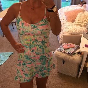 Meryl Nylon Adeli Lilli Pulitzer Tennis Dress